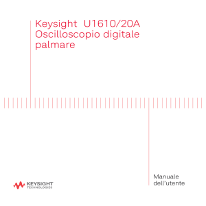 Keysight U1610/20A Oscilloscopio digitale palmare