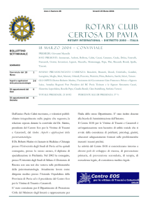 Rotary club CERTOSA DI PAVIA