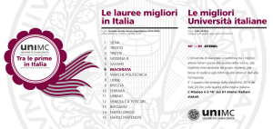 Le lauree migliori in Italia Le migliori Università italiane