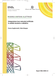 Integrazione luce naturale/artificiale in ambito terziario e