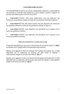 convertitori statici - Dipartimento di Ingegneria dell`Energia elettrica