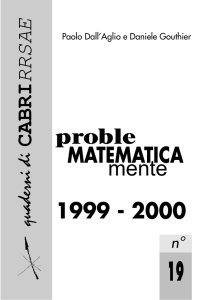 Preleva il quaderno - Dipartimento di Matematica e Informatica