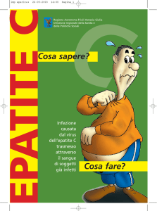 Epatite cosa sapere/cosa fare - Azienda per l`Assistenza Sanitaria n