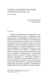 Stampa questo articolo - Educazione. Giornale di pedagogia critica