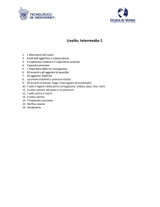 Livello: Intermedio 1