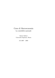 Corso di Macroeconomia