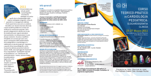 corso teorico-pratico in cardiologia pediatrica: ecocardiografia