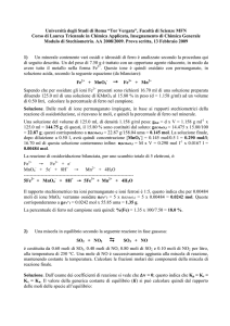 Scritto2 12Feb09 Soluzioni - Università degli Studi di Roma "Tor