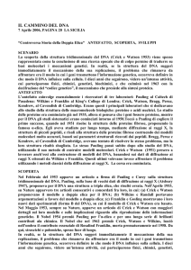 07/04/2006 La Sicilia: Il cammino del DNA