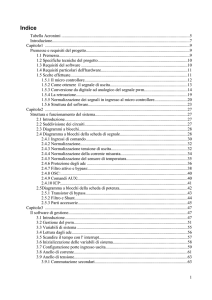 Capitolo1 Premesse e requisiti del progetto