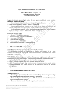 Informazioni per l`utilizzatore VISTABEX, 4 Unità Allergan/0,1 ml