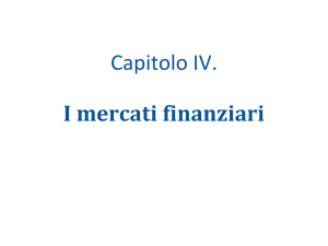 2. La determinazione del tasso di interesse