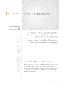 L`universo come lo conosciamo - ENEA