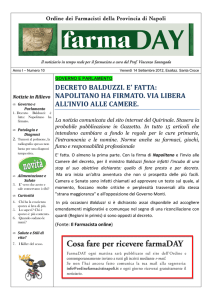 FarmaDay - n. 10 - Ordine dei Farmacisti di Napoli