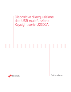 Dispositivo di acquisizione dati USB multifunzione Keysight serie