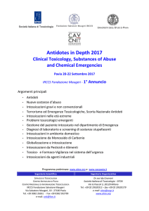 Antidotes in Depth 2017 Clinical Toxicology