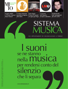 nella musica - Comune di Torino