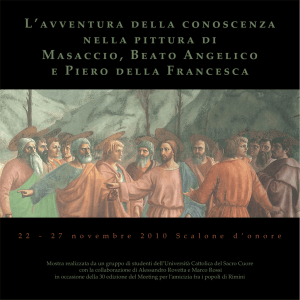 L`avventura della conoscenza nella pittura di Masaccio, Beato