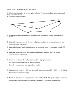 Esercizi Sulla Dinamica