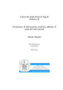 Universit`a degli Studi di Napoli Federico II Produzione di