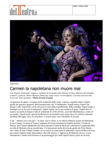 Carmen la napoletana non muore mai