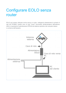 Configurare EOLO senza Router