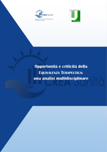 Opportunità e criticità della equivalenza terapeutica