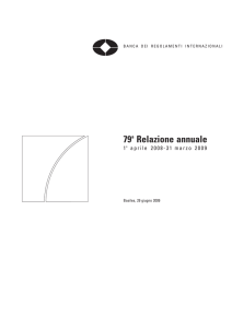 Indice, Lettera di presentazione - 79a Relazione annuale della BRI