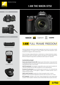 Nikon D750 Leaflet