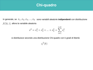 Chi-quadro - Università degli Studi di Verona