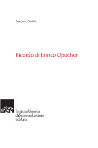 Enrico Opocher - Istituto Veneto di Scienze, Lettere ed Arti