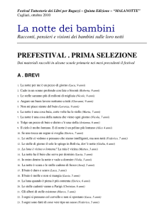 Qui i racconti, pensieri e visioni dei bambini sulle loro notti