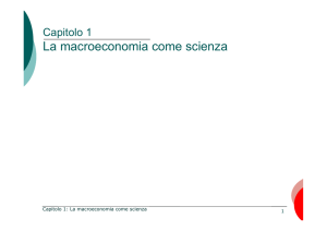 La macroeconomia come scienza