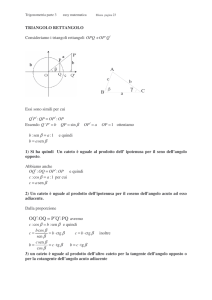 Corso di trigonometria Parte terza