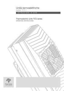 Unità termoelettriche serie TCU