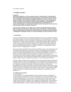 1. Sviluppi economici - European Environment Agency