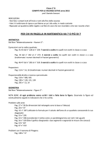 per chi in pagella in matematica ha 7 o più di 7