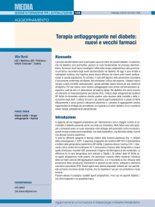 Terapia antiaggregante nel diabete: nuovi e