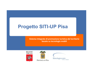 Slides Siti-up - Provincia di Pisa