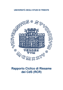 Rapporto di Riesame CICLICO CdS_note