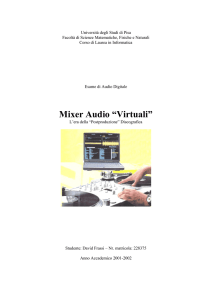Mixer Audio “Virtuali”
