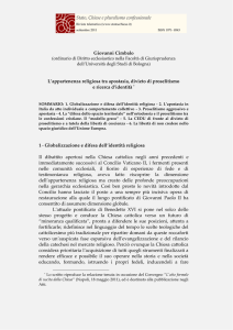 Luciano Musselli - Stato, Chiese e pluralismo confessionale