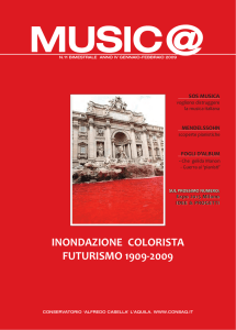 INONDAZIONE COLORISTA FUTURISMO 1909