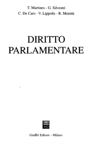 diritto parlamentare