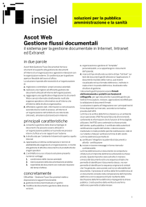 Ascot Web - Gestione Flussi Documentali