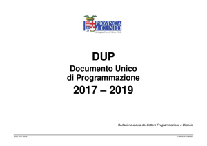Scarica il DUP - Documento unico di