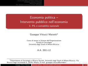 Economia politica – Intervento pubblico nell`economia