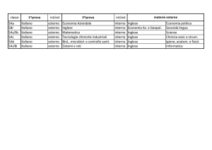 2015-16 Materie seconda prova