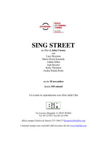 Sing Street - Farnese Cinema Lab