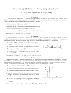 Fisica 1 per Ing. Elettronica 2 e Fisica per Ing. Informatica 2 [A.A.